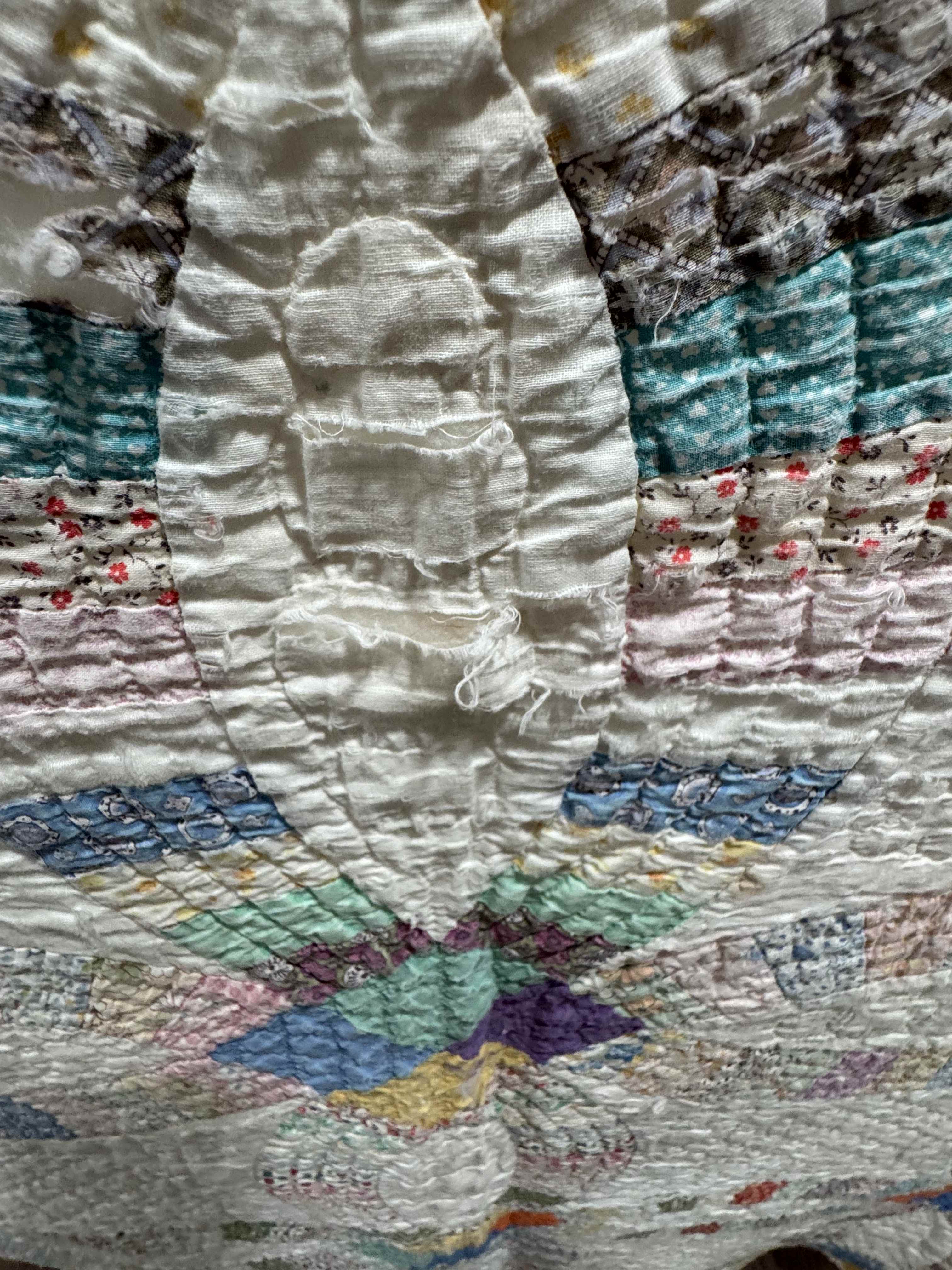 Vintage Quilt Double Wedding Ring