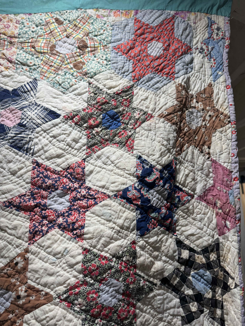 Vintage Quilt Star Garden