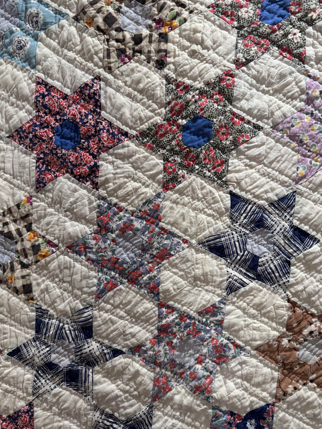 Vintage Quilt Star Garden