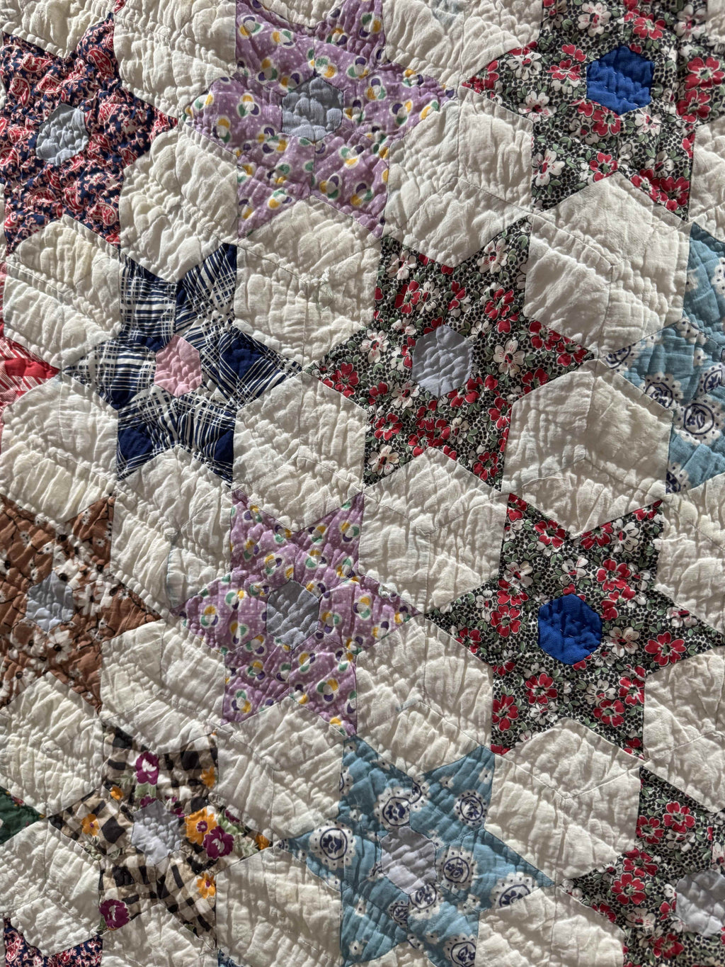 Vintage Quilt Star Garden