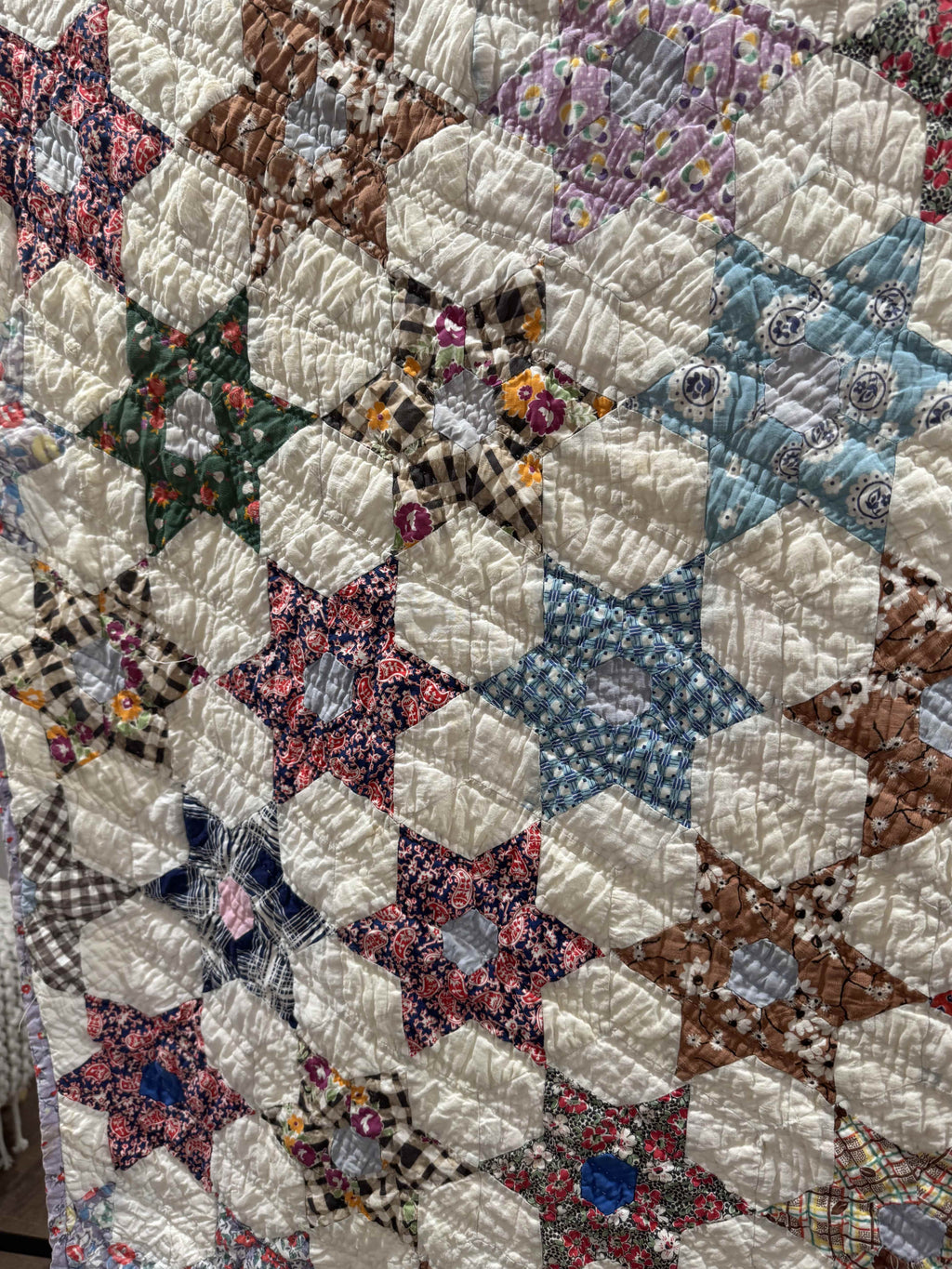 Vintage Quilt Star Garden