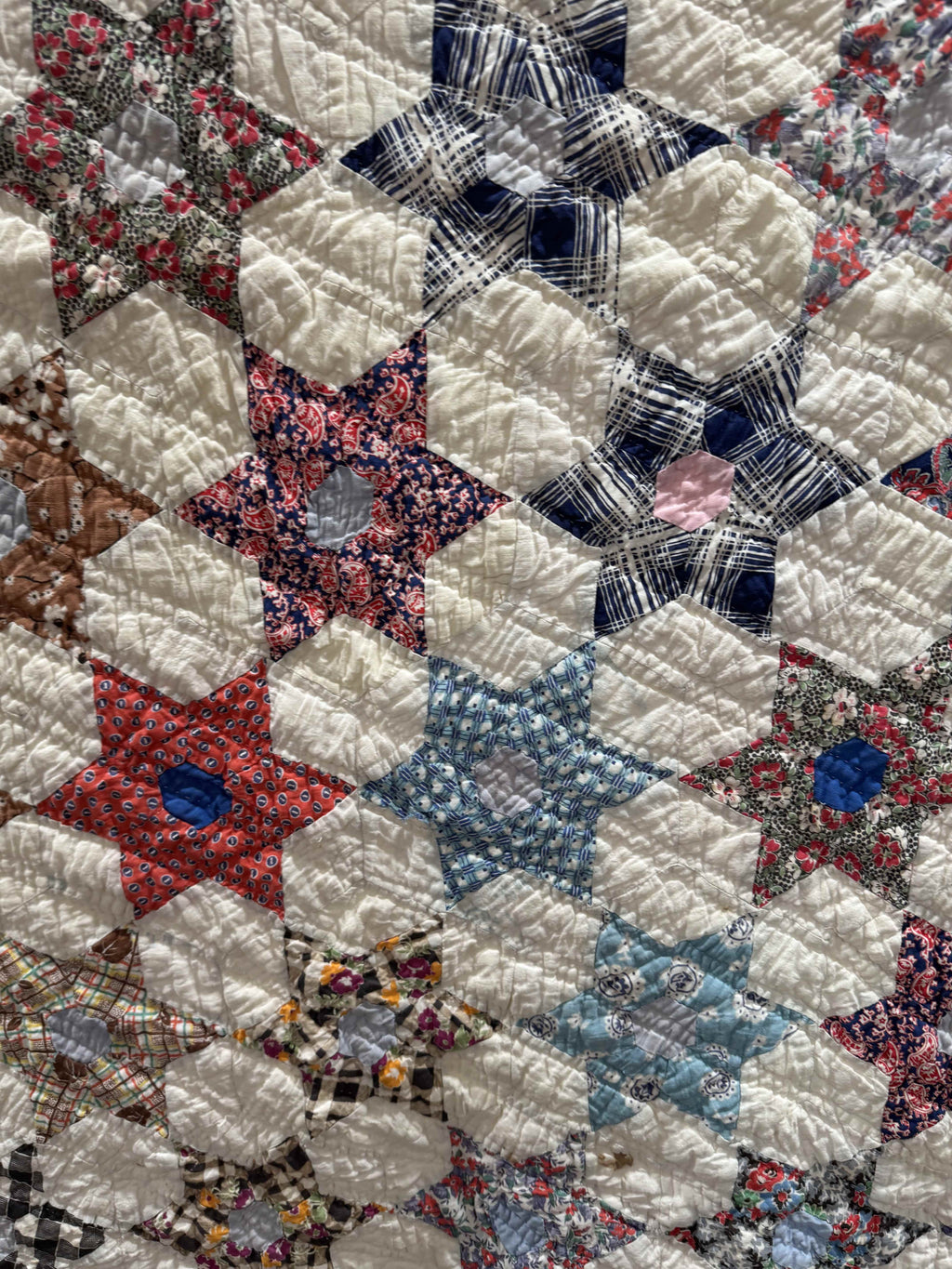 Vintage Quilt Star Garden