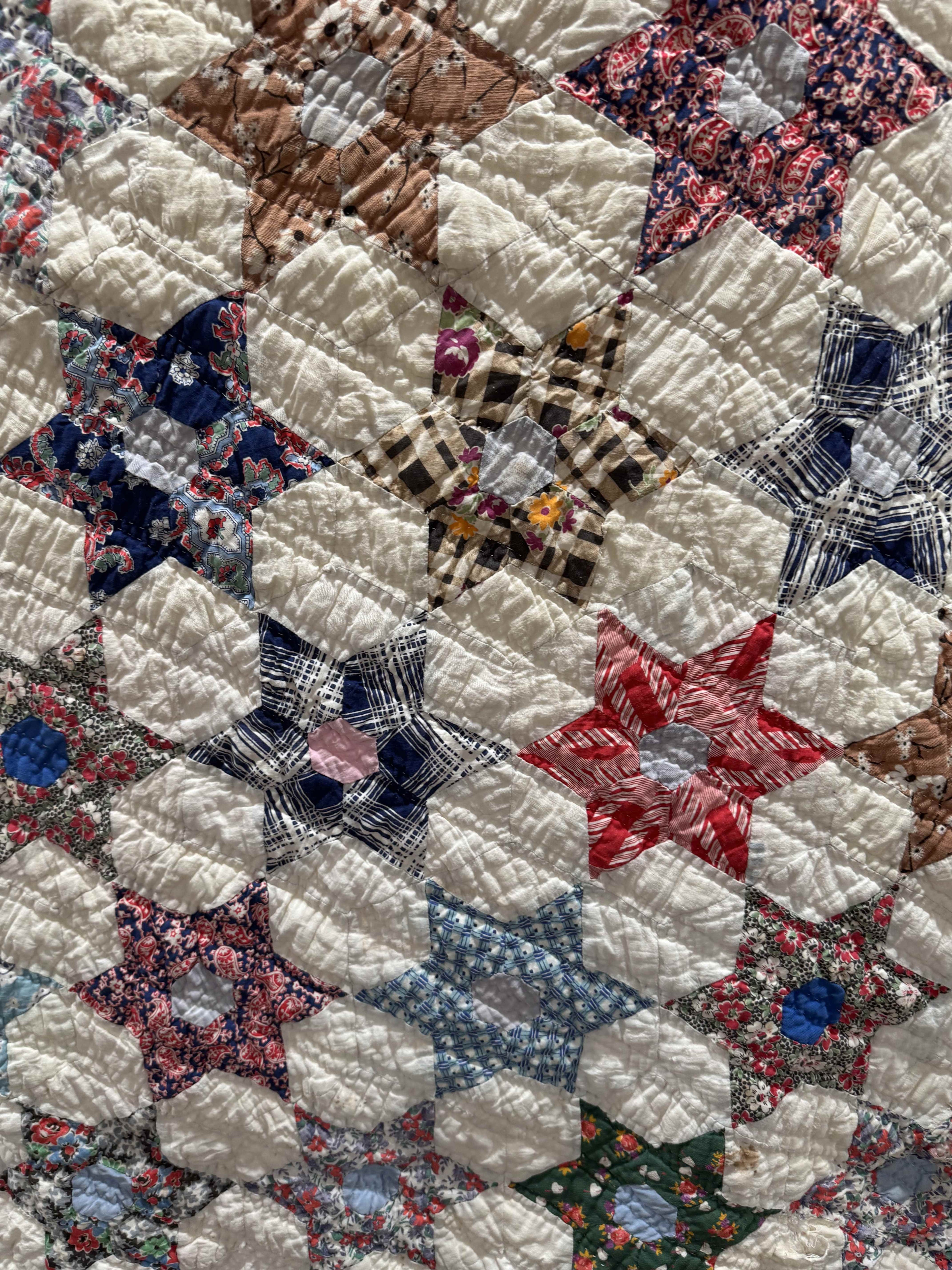 Vintage Quilt Star Garden