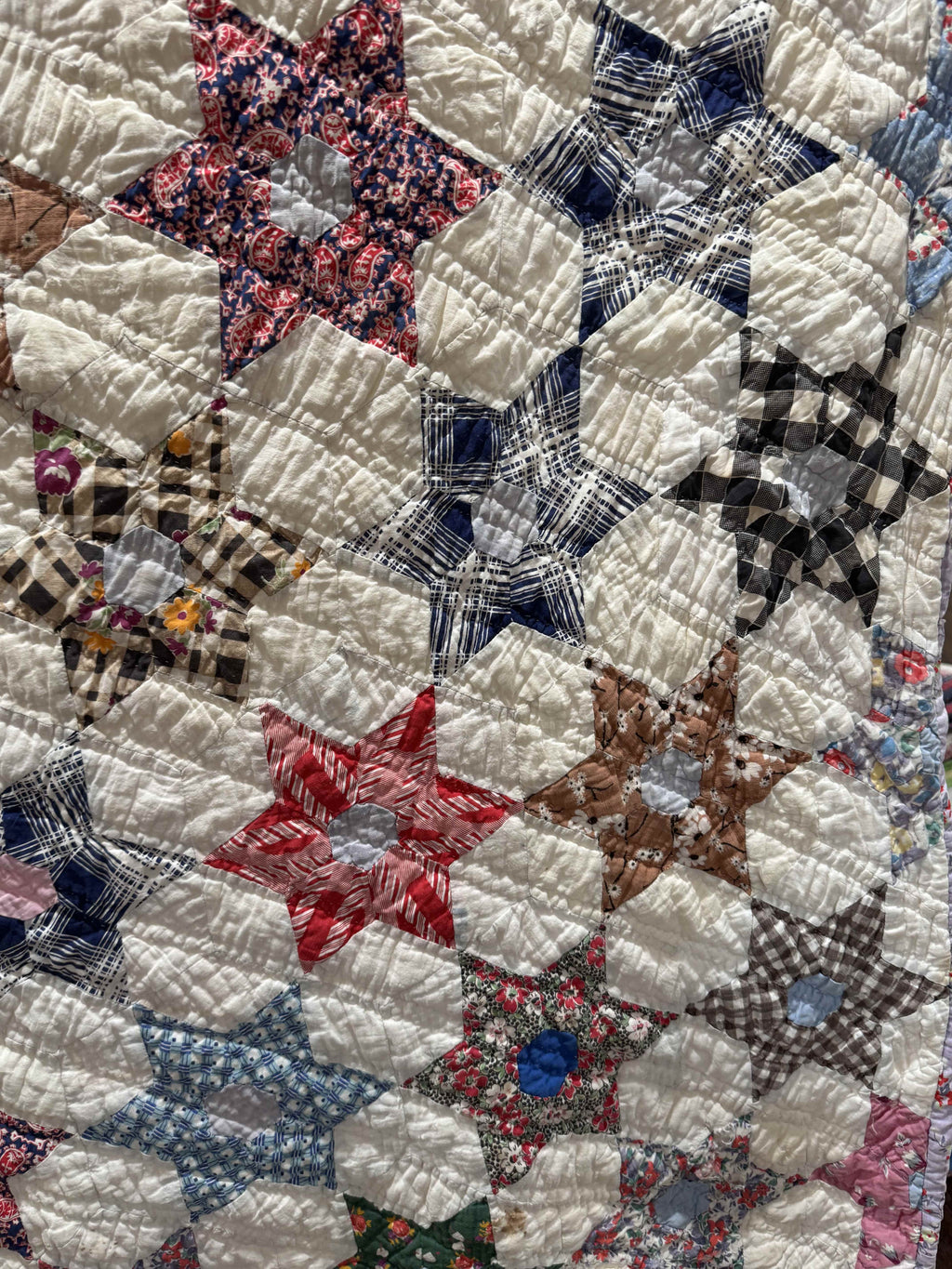 Vintage Quilt Star Garden