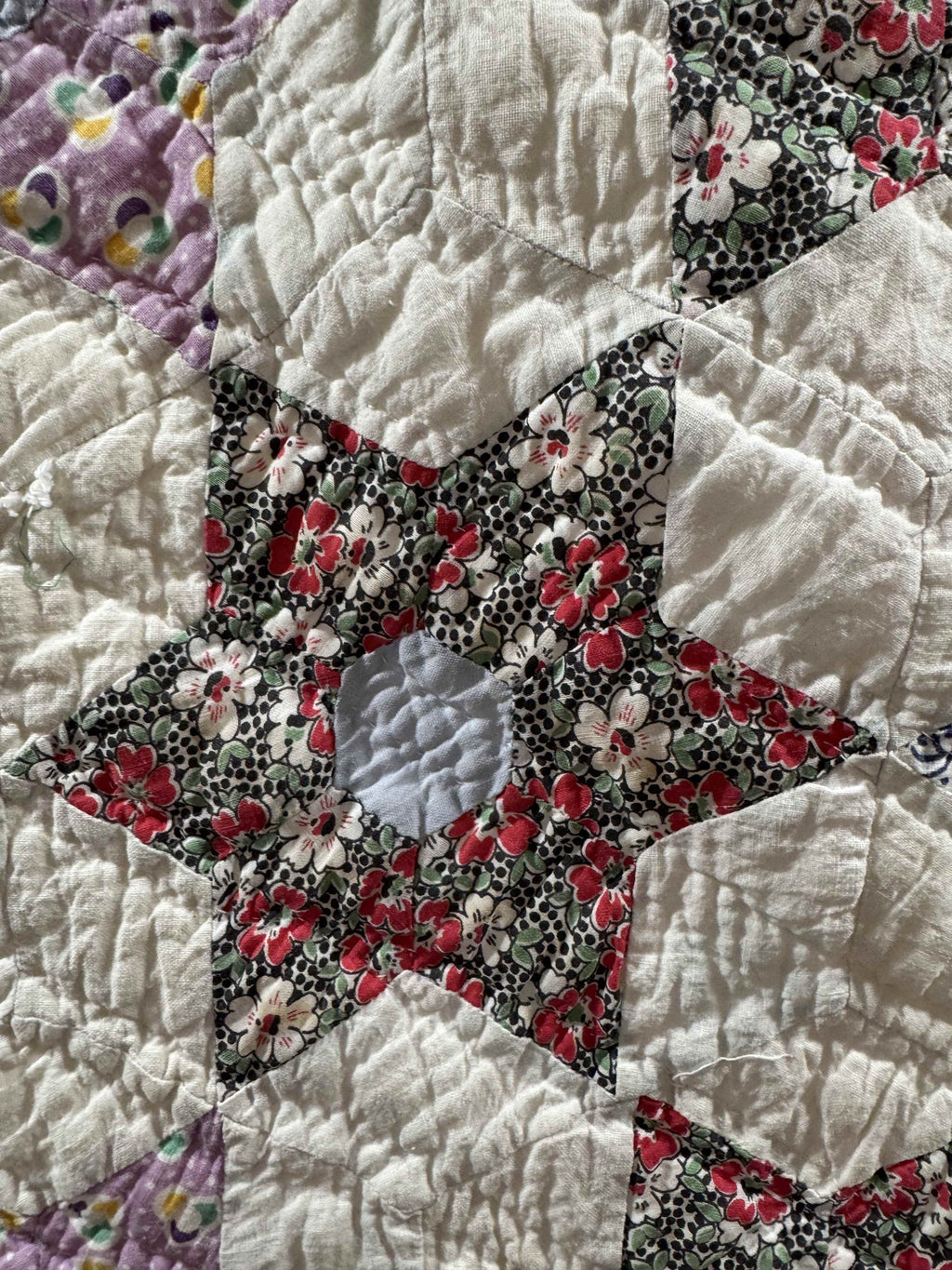 Vintage Quilt Star Garden