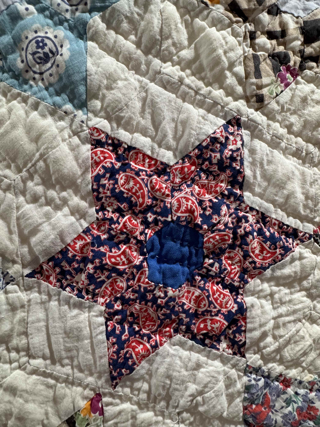 Vintage Quilt Star Garden