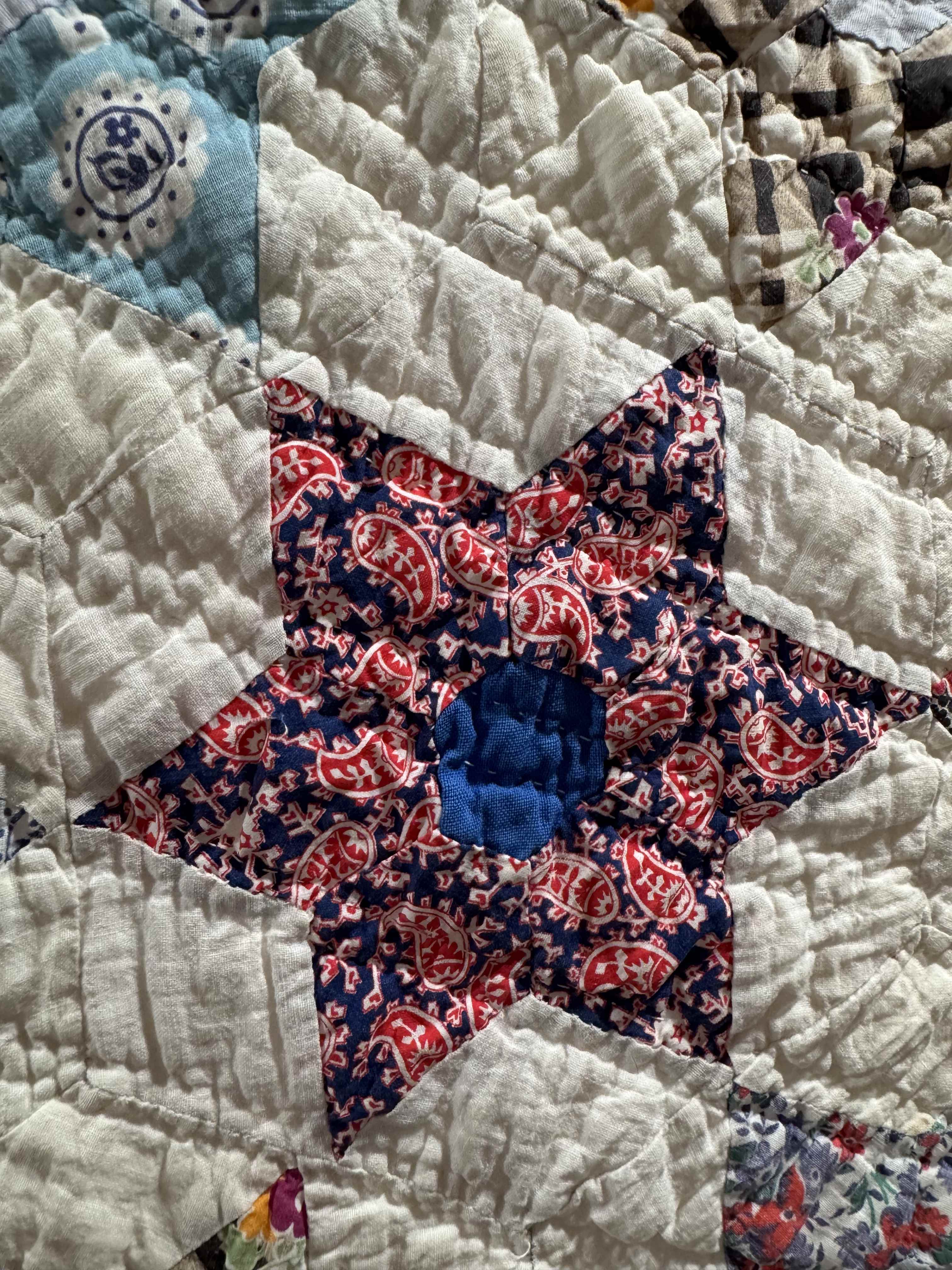 Vintage Quilt Star Garden