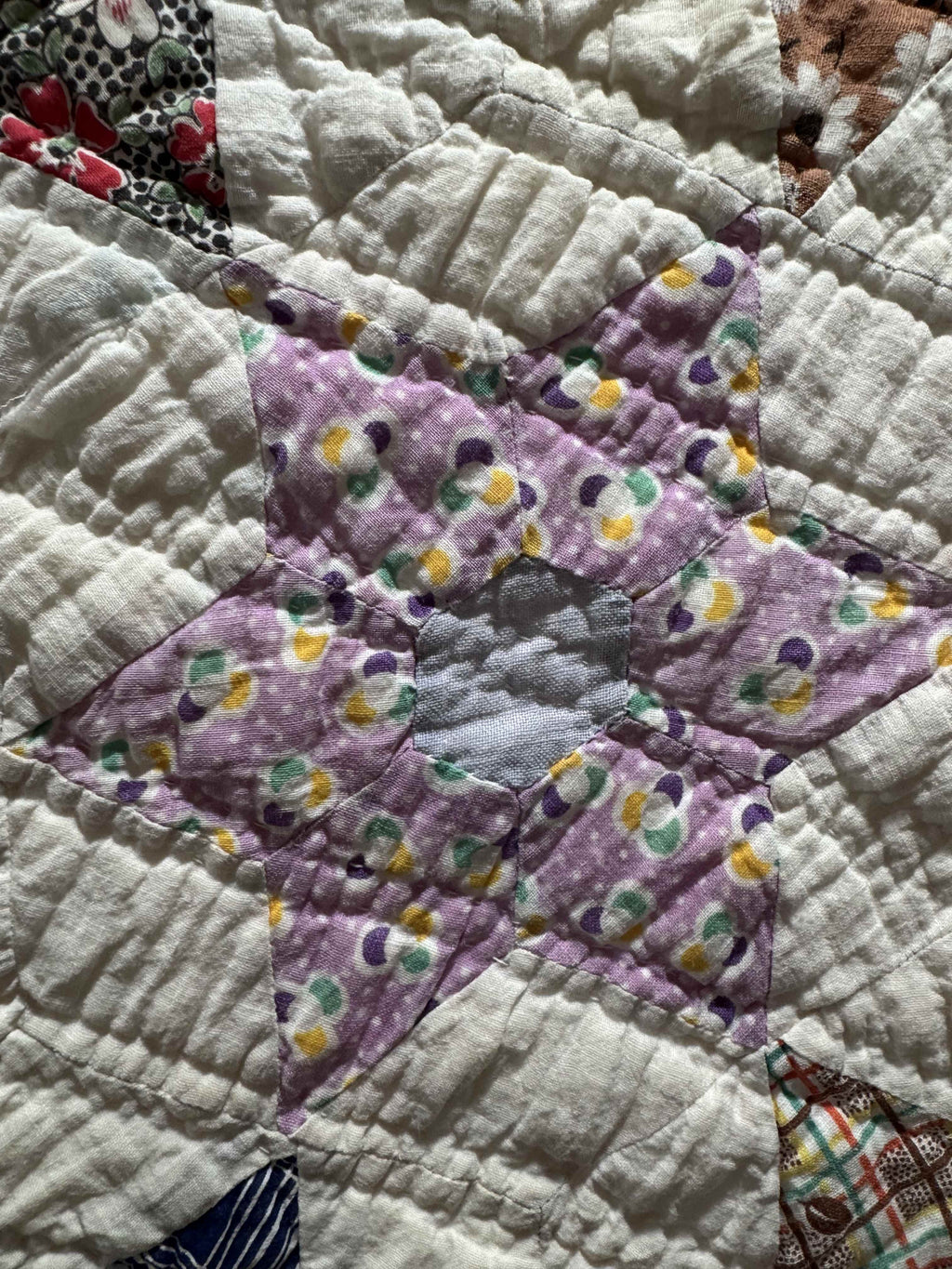 Vintage Quilt Star Garden
