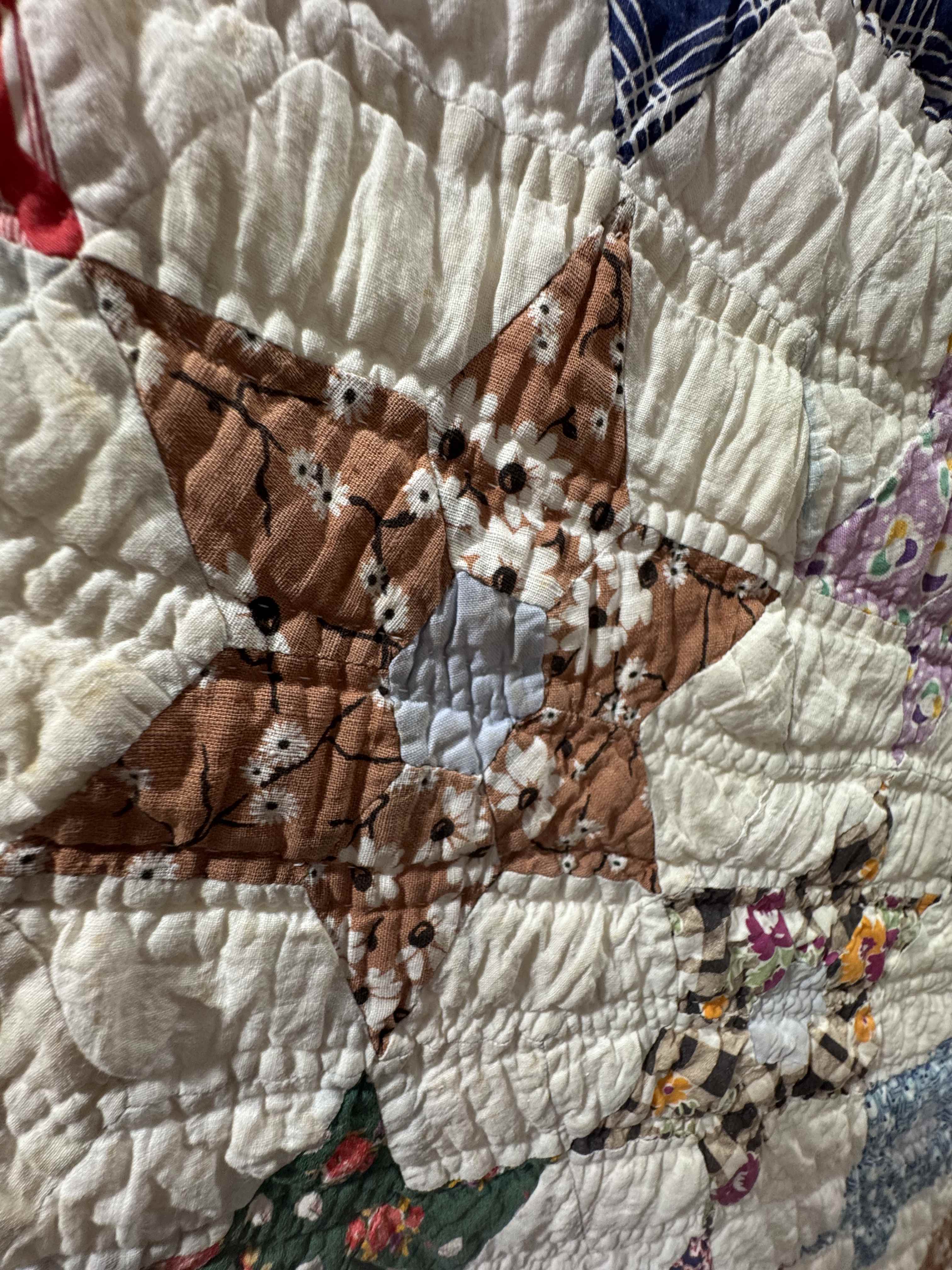 Vintage Quilt Star Garden