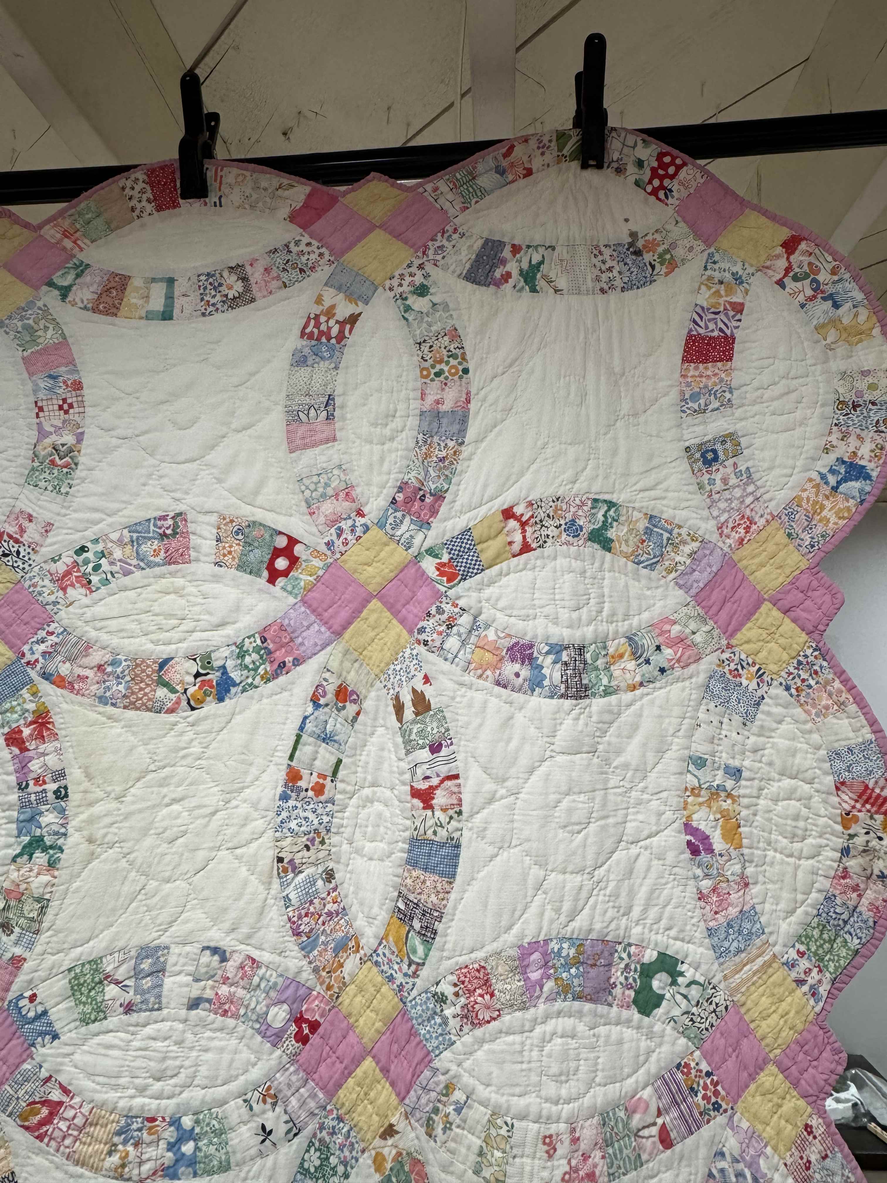Vintage Quilt Double Wedding Ring