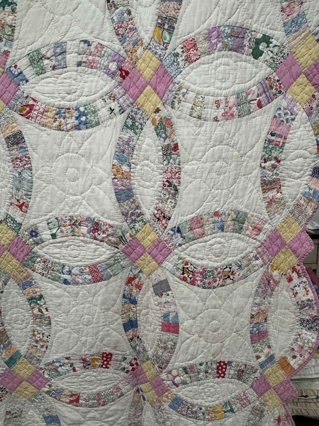 Vintage Quilt Double Wedding Ring