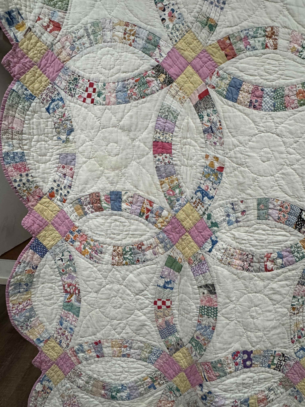 Vintage Quilt Double Wedding Ring