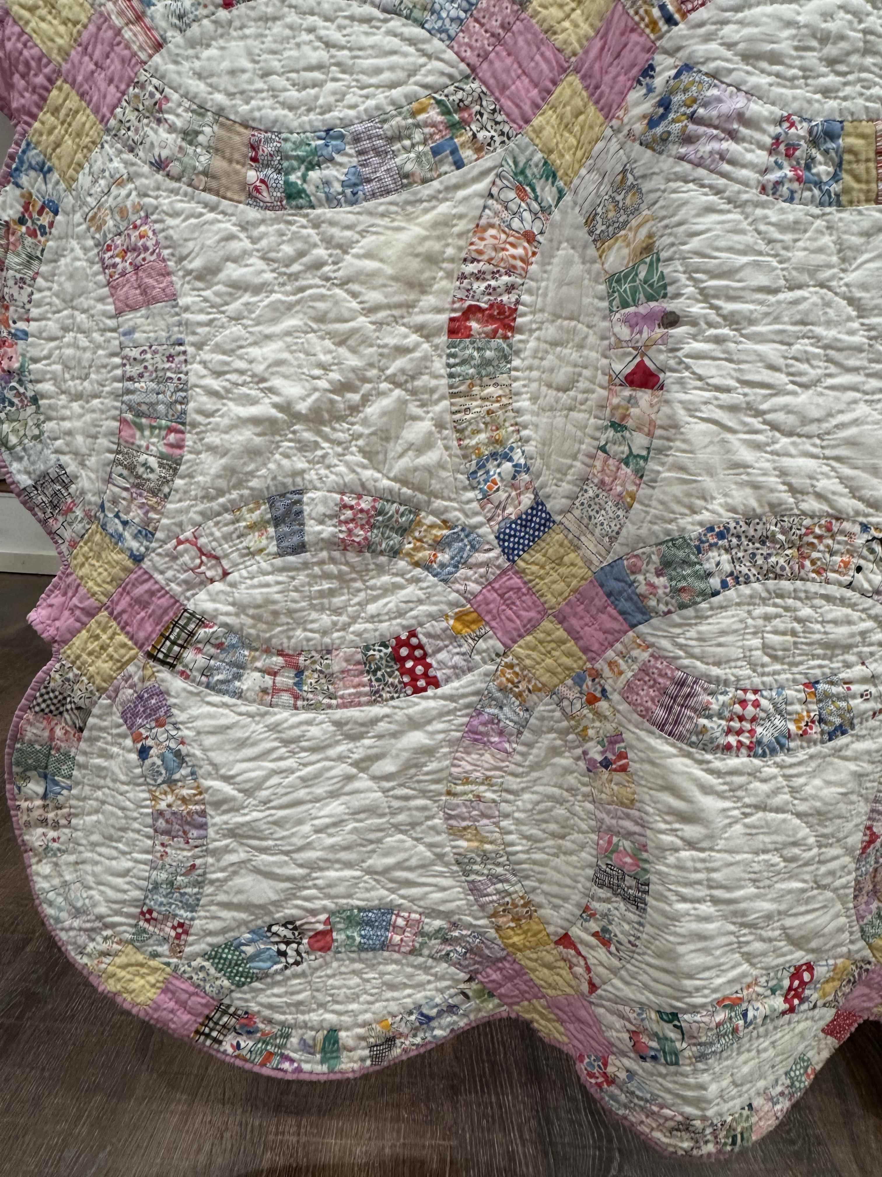 Vintage Quilt Double Wedding Ring