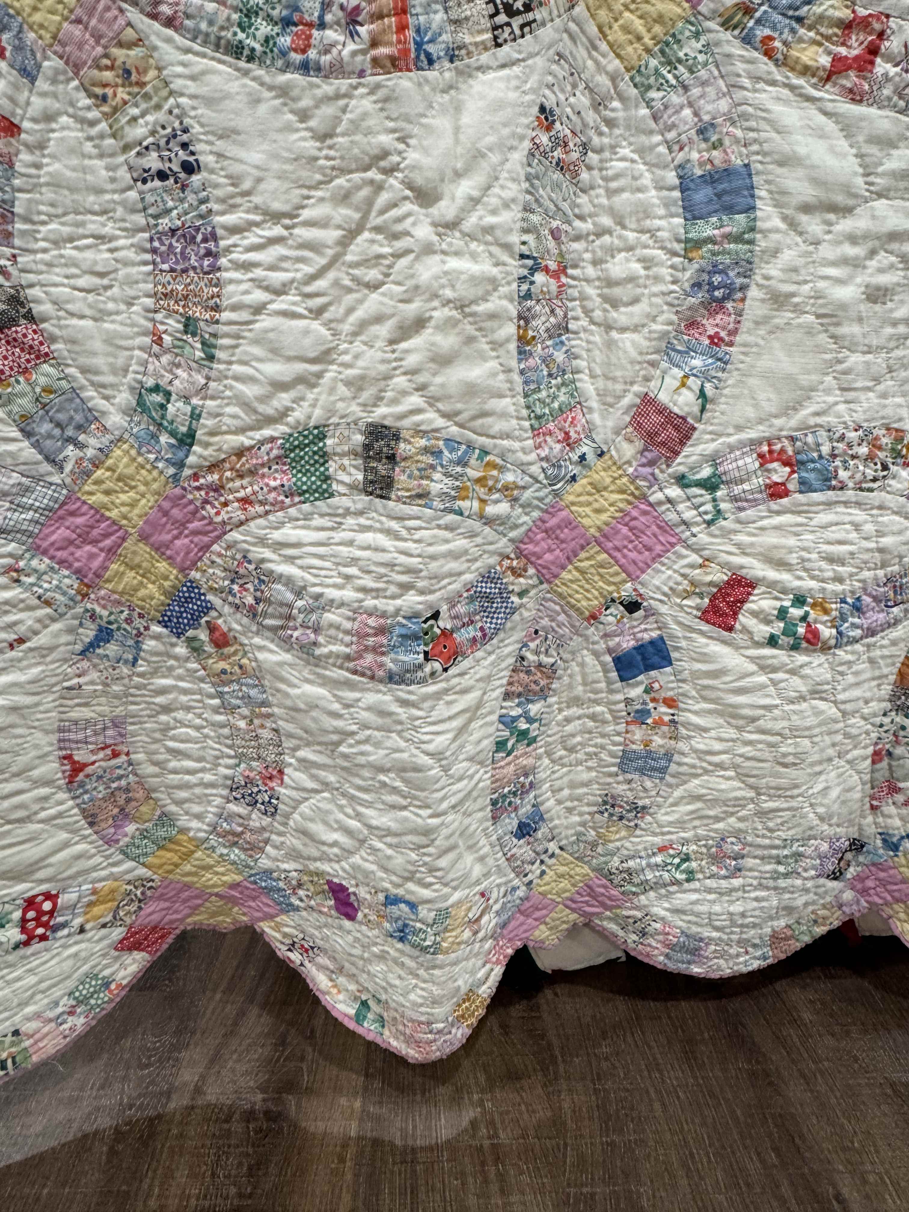 Vintage Quilt Double Wedding Ring