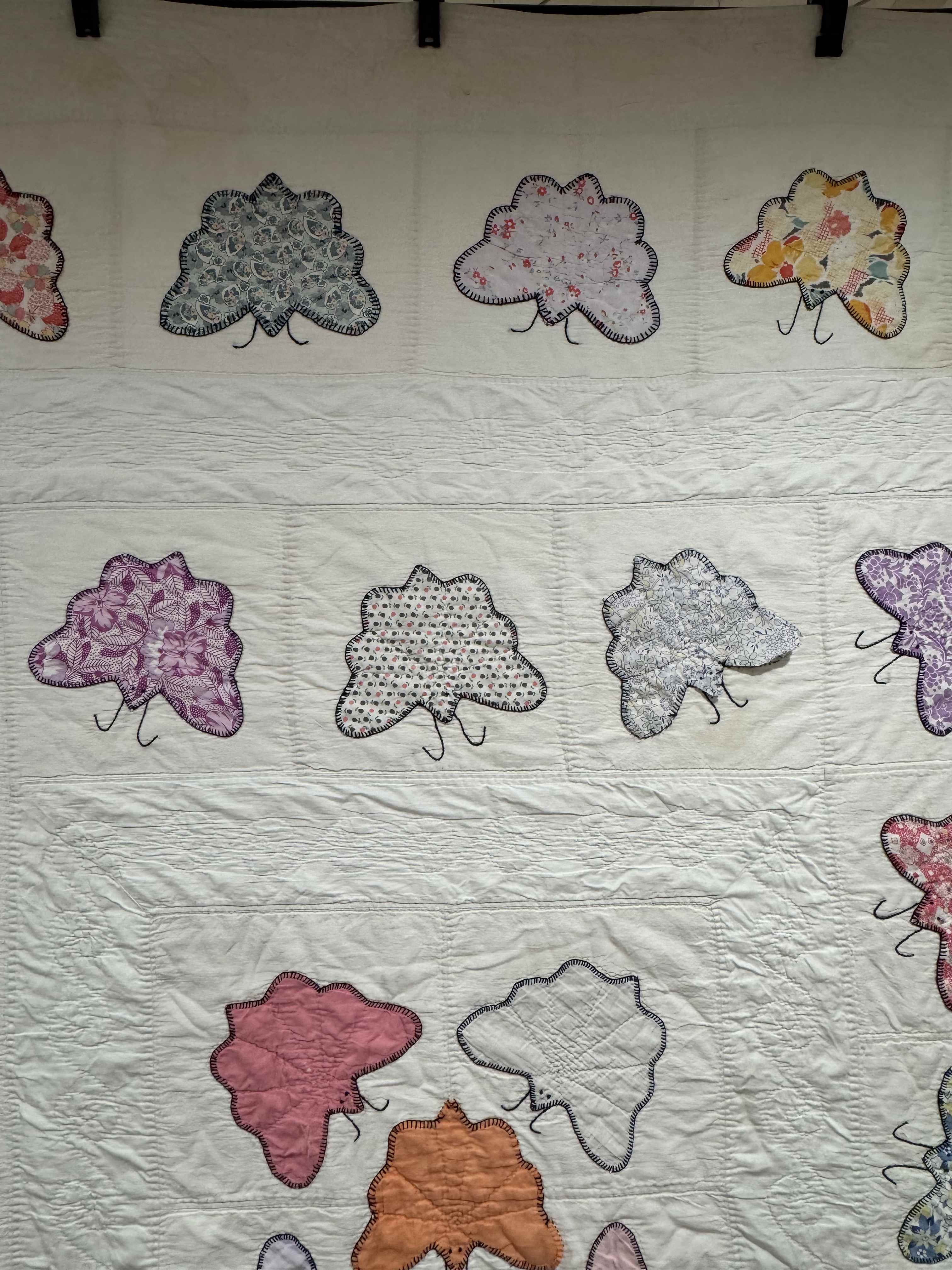 **SOLD Vintage Quilt Appliqued Butterfly SOLD**