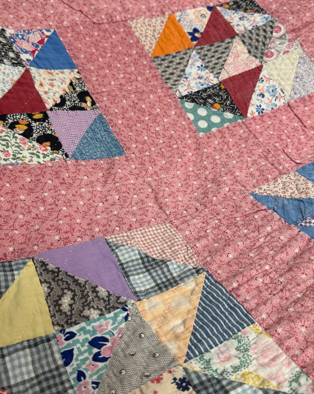 Vintage Edie's Quilt - Inscription with date