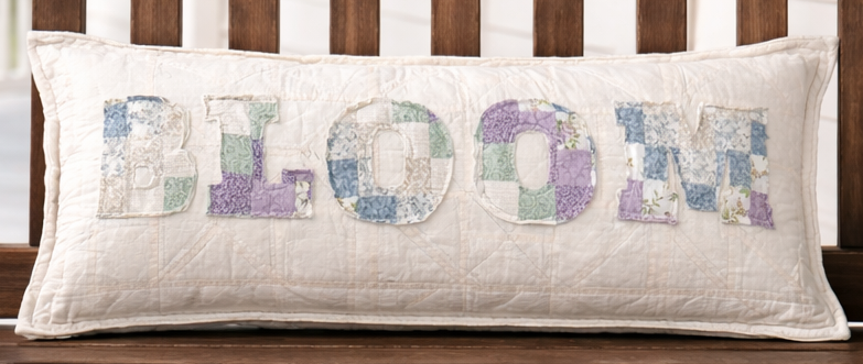 Judy's Vintage Quilt BLOOM Pillow