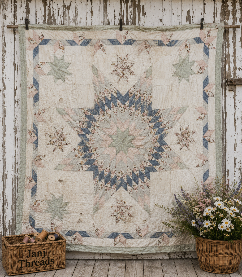 Vintage Lonestar Cutter Quilt