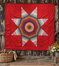 Vintage Quilt Red Lonestar