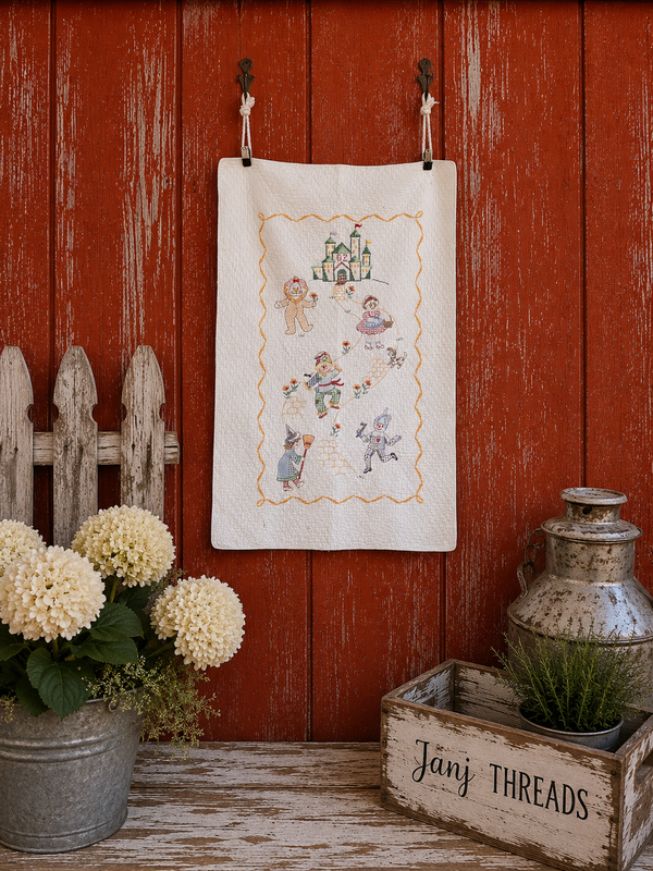 Vintage Wizard of Oz Baby Quilt **SOLD**