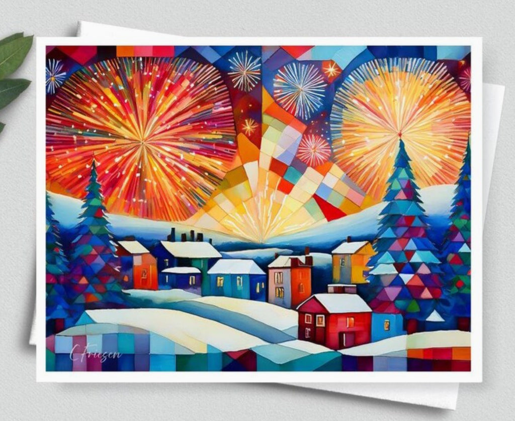 Quiltberry Farm Promise of Light Blank Greeting Card