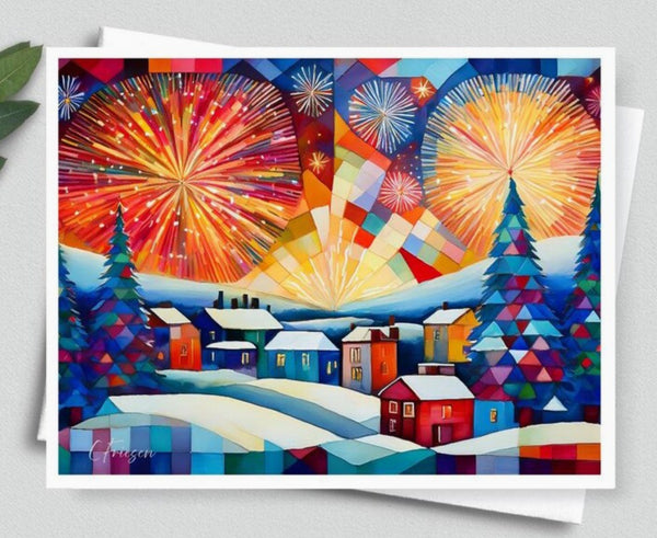 Quiltberry Farm Promise of Light Blank Greeting Card