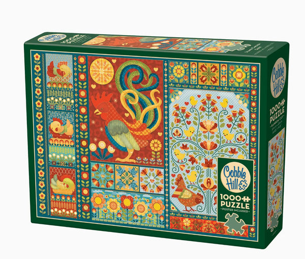 Cobble Hill Jigsaw Puzzle - Scandi Chicken - 1000 Piece