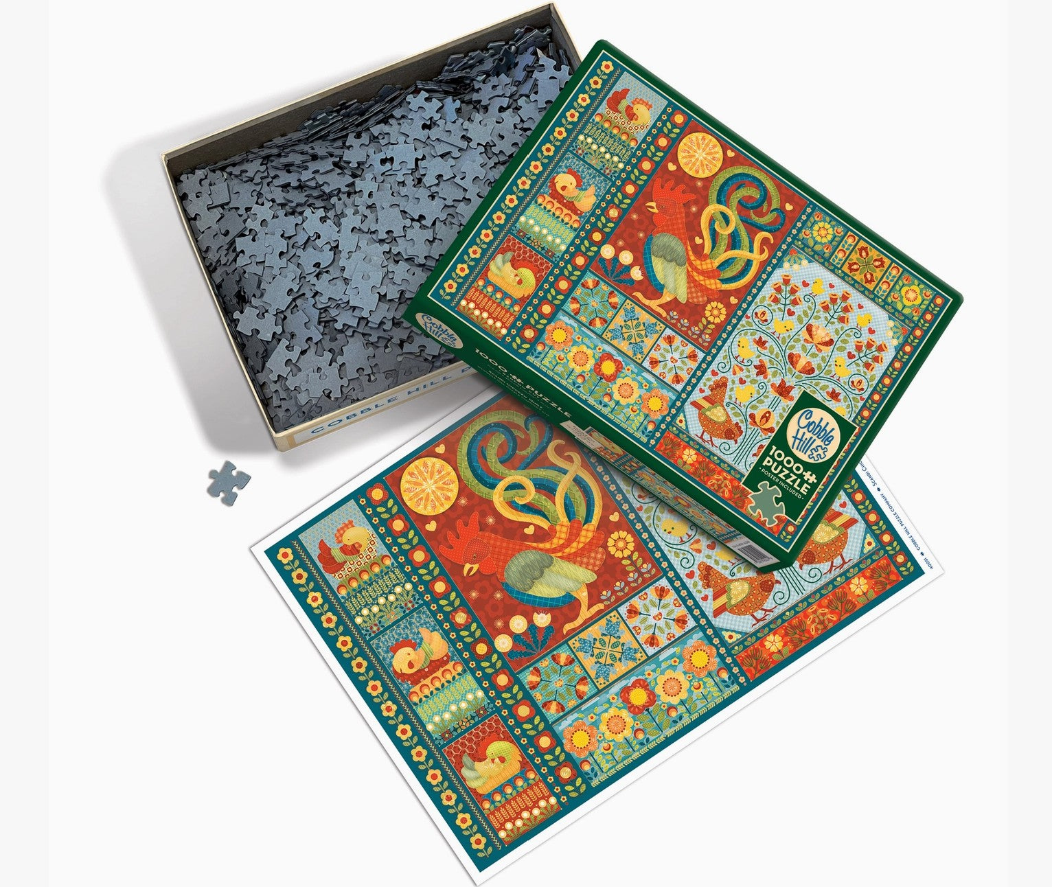 Cobble Hill Jigsaw Puzzle - Scandi Chicken - 1000 Piece