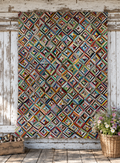 Scrappy Diamond Quilt
