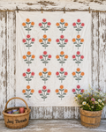 Vintage Quilt Triple Floral Applique