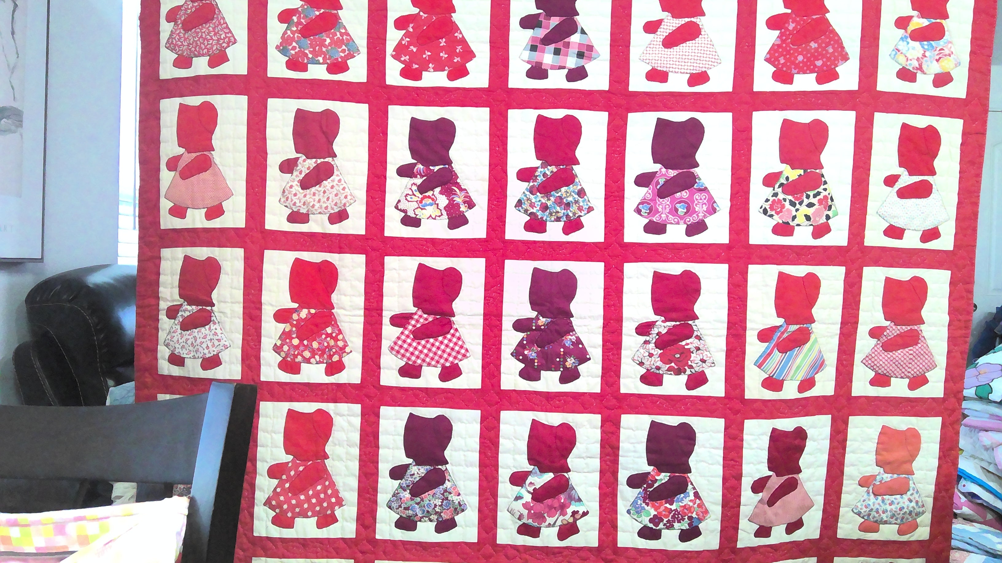 Vintage Red Sunbonnet Sue