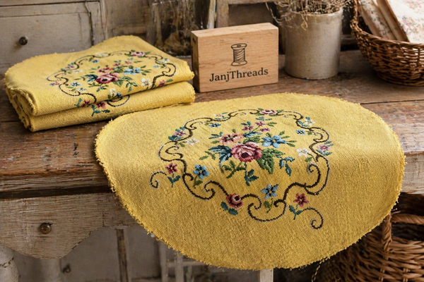 Embroidered Vintage Seat Covers