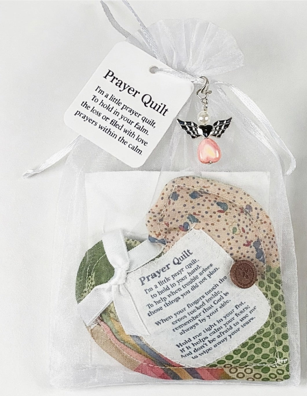 Mini Prayer Quilt - Heart Shaped