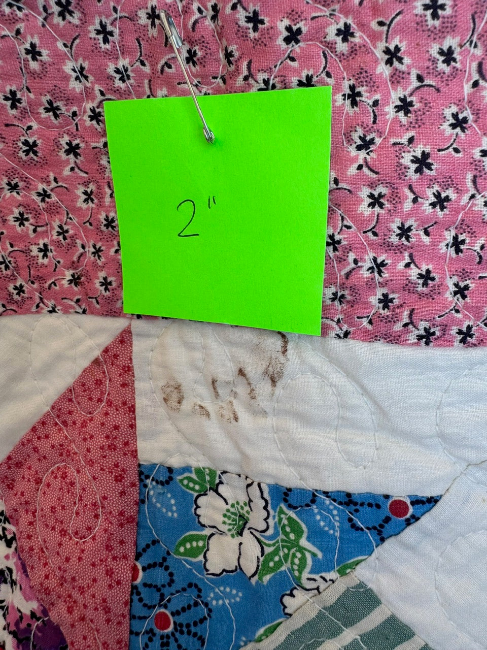 Vintage Kindred Pinwheel Quilt - Feed Sack